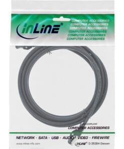 Alternative view of InLine® Patchkabel, S/FTP (PiMf), Cat.8.1, 2000MHz, halogenfrei, Kupfer, schwarz, 5m