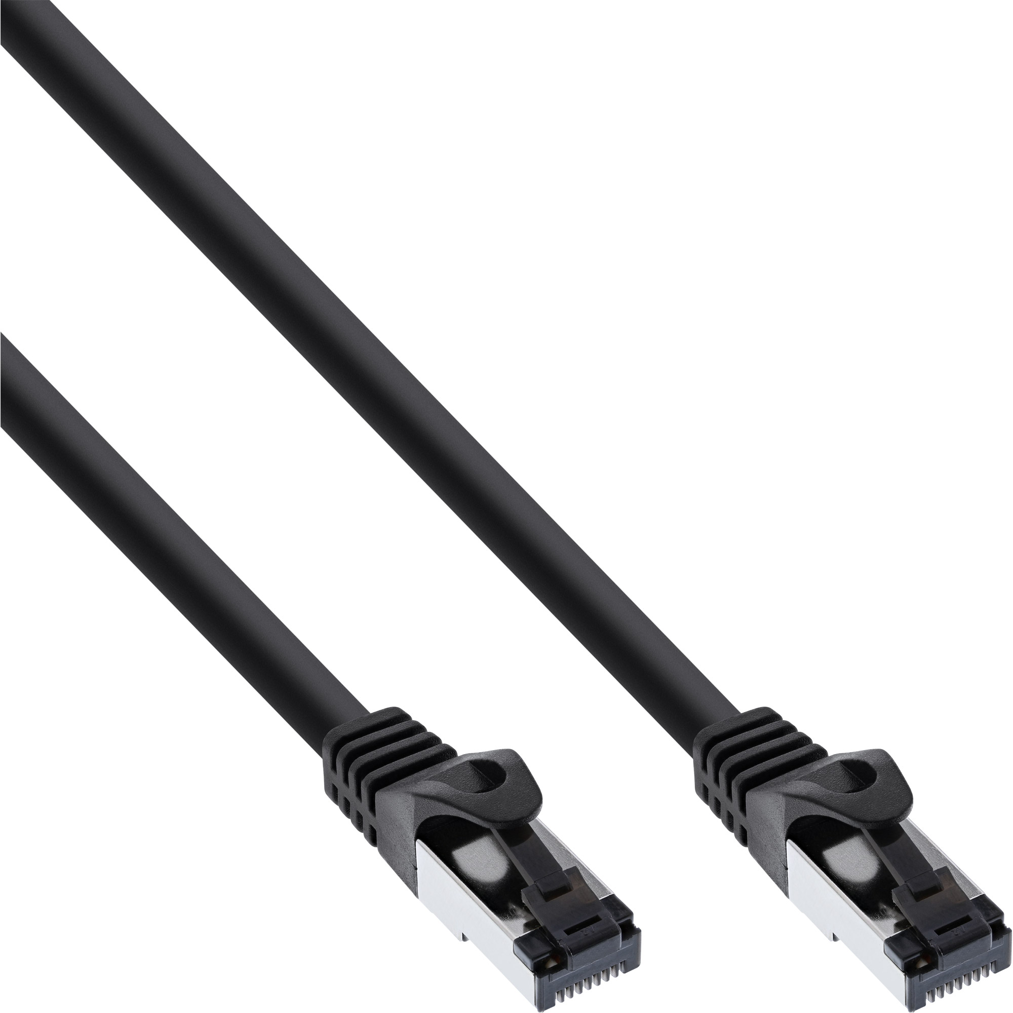 Patchkabel, S/FTP (PiMf), Cat.8.1, 2000MHz, halogenfrei, Kupfer, schwarz, 7,5m Patchkabel, S/FTP (PiMf), Cat.8.1, 2000MHz, halogenfrei, Kupfer, schwarz, 7,5m