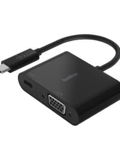 Belkin USB-C auf VGA-Adapter, 60W PD, schwarz