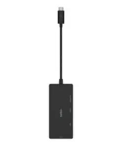 Alternative view of Belkin USB-C auf HDMI/VGA/DisplayPort-Adapter, schwarz