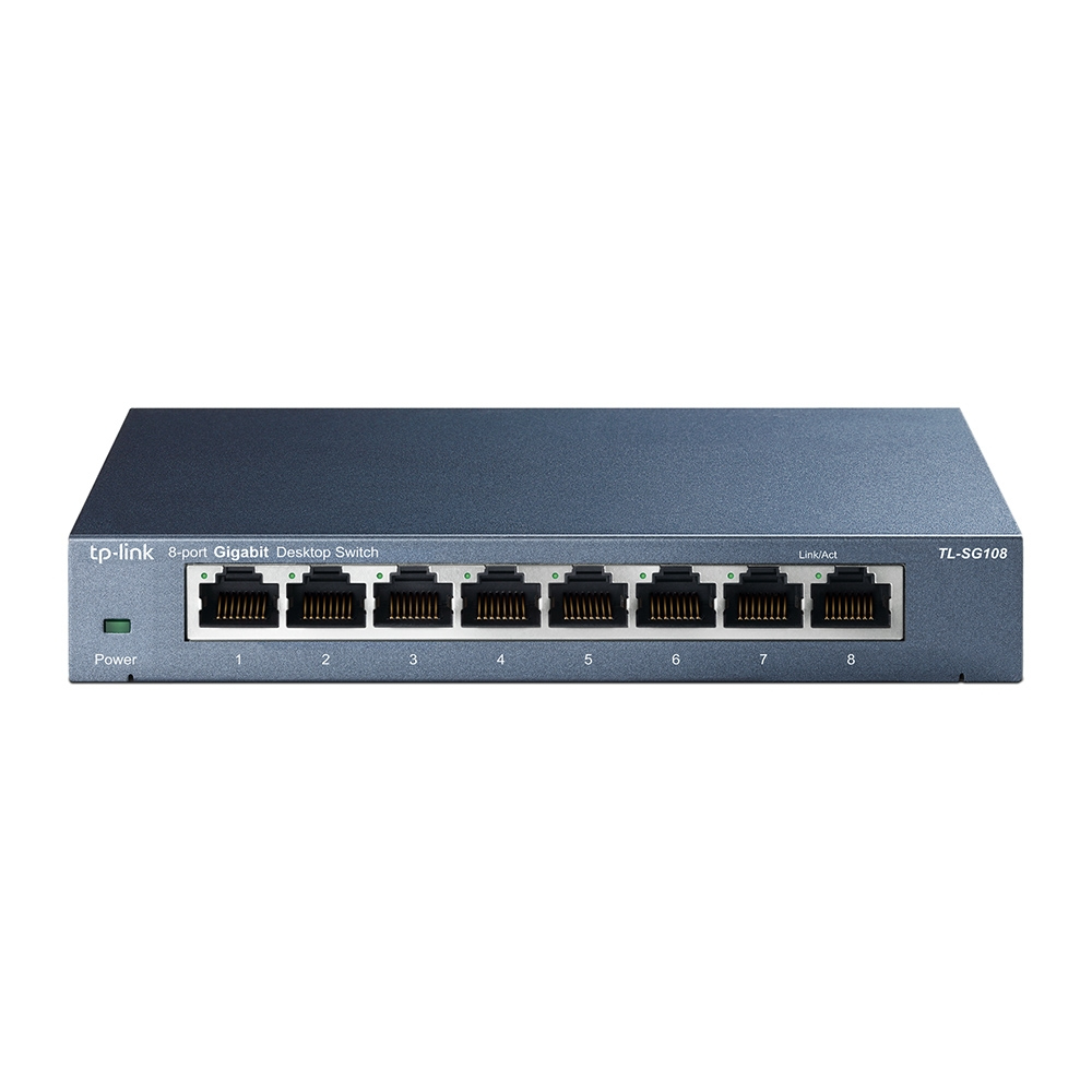TP-Link TL-SG108 8-Port Gigabit Desktop Switch TP-Link TL-SG108 8-Port Gigabit Desktop Switch