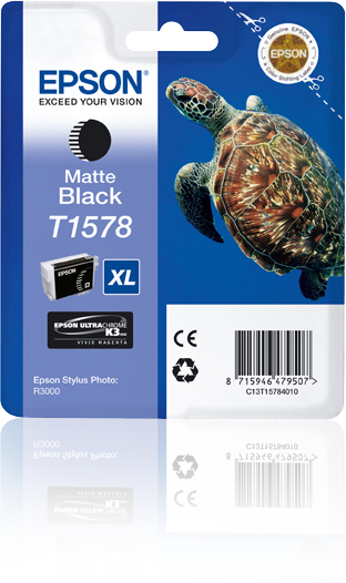 Epson Tintenpatrone T1578 matt Schwarz (25ml) Epson Tintenpatrone T1578 matt Schwarz (25ml)