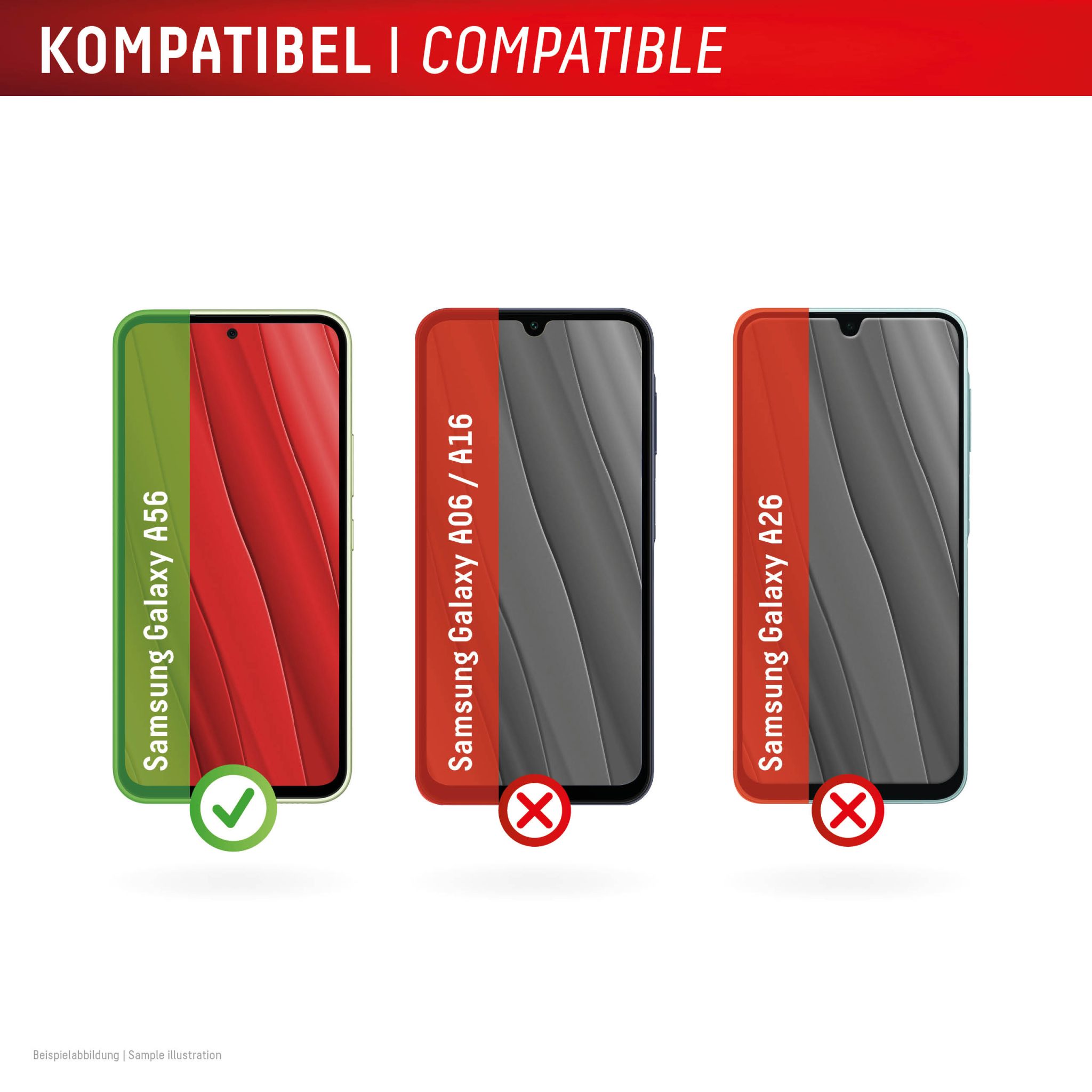 DISPLEX Panzerglas 10H inklusive Handyhülle transparent für Galaxy A56 DISPLEX Panzerglas 10H inklusive Handyhülle transparent für Galaxy A56 – Bild 7
