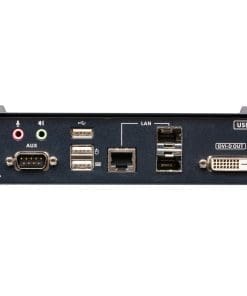 Alternative view of ATEN KE6920R 2K DVI-D Dual-Link KVM over IP Empfänger mit Dual SFP
