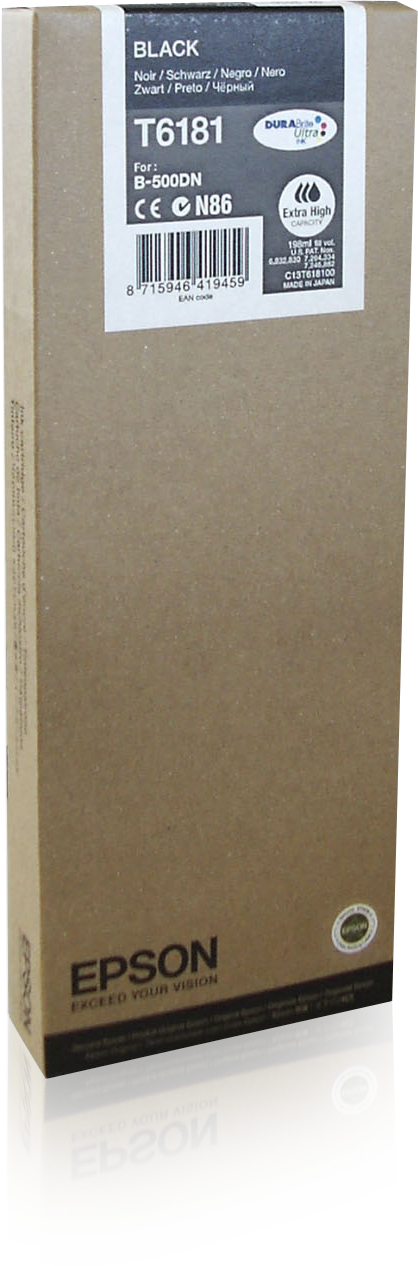 Epson Tintenpatrone T6181 Extra High Capacity schwarz Epson Tintenpatrone T6181 Extra High Capacity schwarz