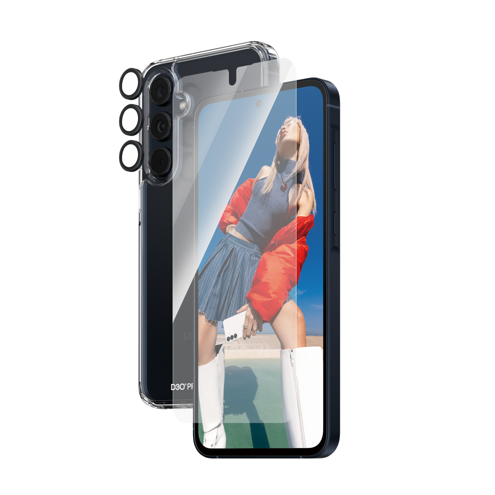 PanzerGlass 3-in-1 Samsung Galaxy A55 5G, UWF PanzerGlass 3-in-1 Samsung Galaxy A55 5G, UWF