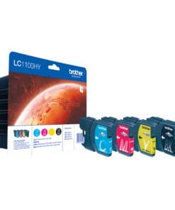 Brother Tintenpatronen LC-1100HY Multipack (je 1x BK/M/C/Y)