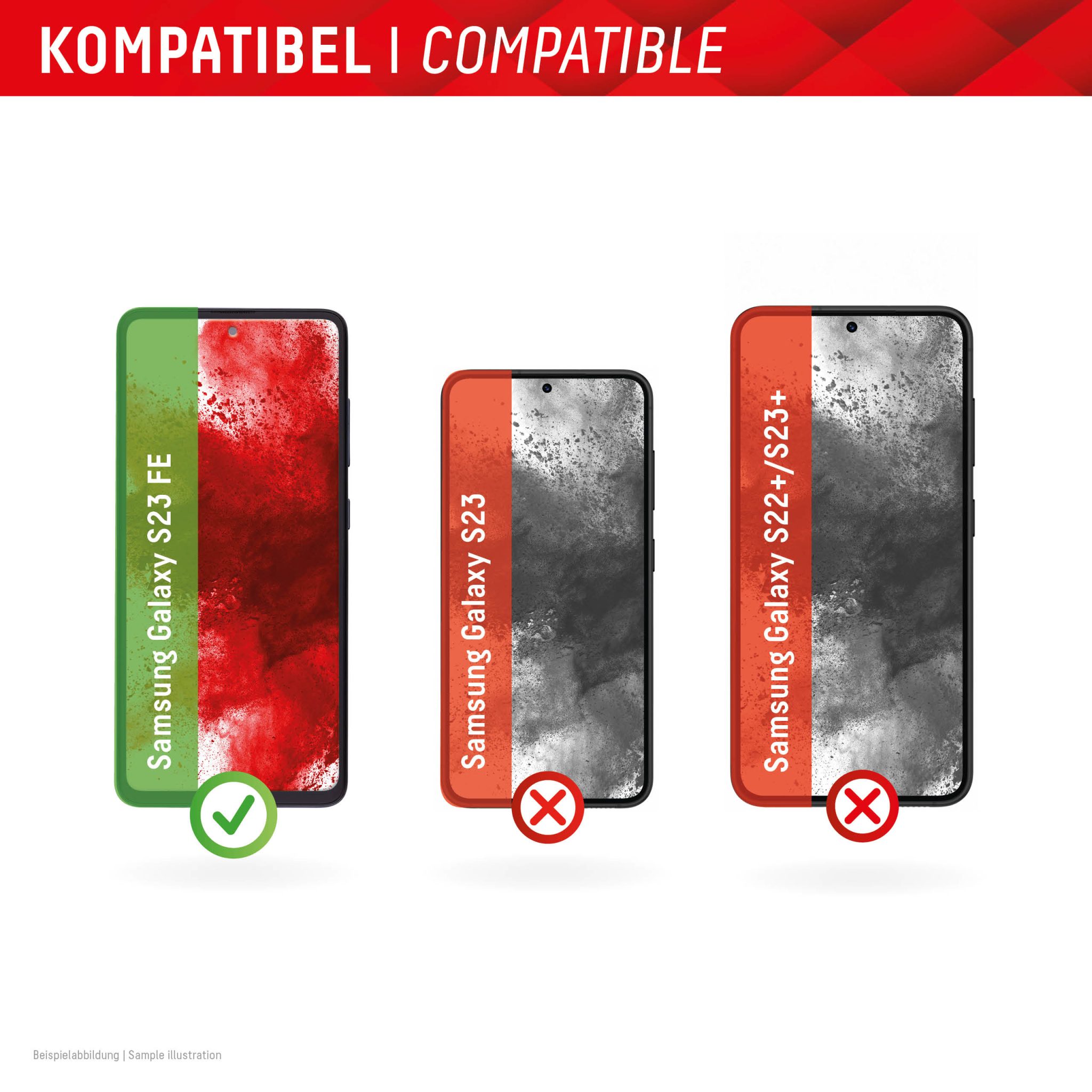DISPLEX Panzerglas 10H Samsung Galaxy S23 FE DISPLEX Panzerglas 10H Samsung Galaxy S23 FE – Bild 6