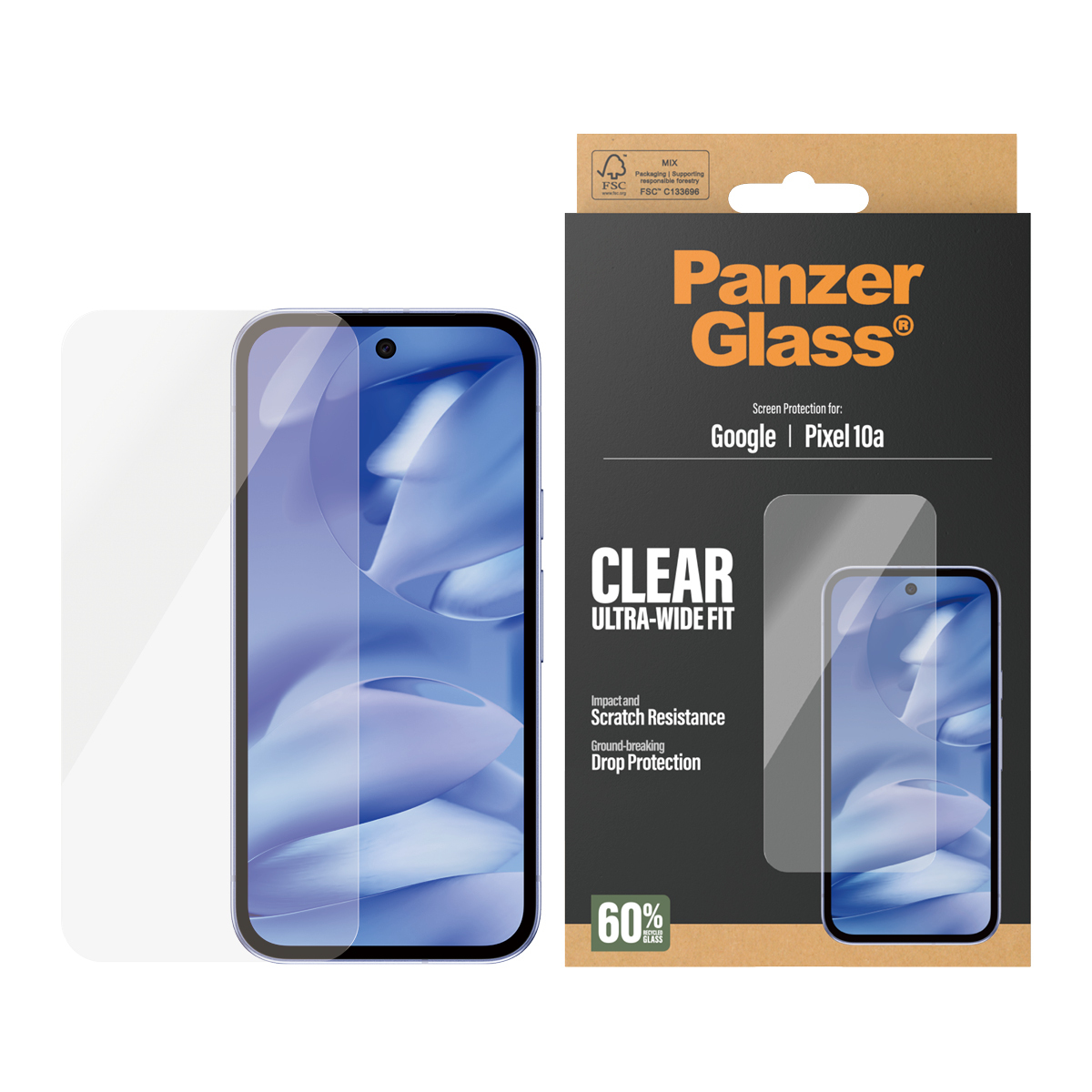 PanzerGlass Displayschutz Google Pixel 10a 5G Ultra-Wide Fit PanzerGlass Displayschutz Google Pixel 10a 5G Ultra-Wide Fit – Bild 2