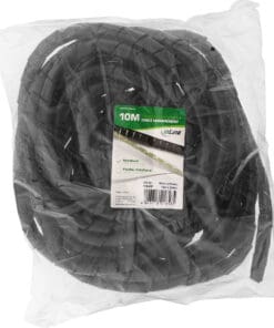 Alternative view of InLine® Spiralband 10m, schwarz, 18mm, schwarz