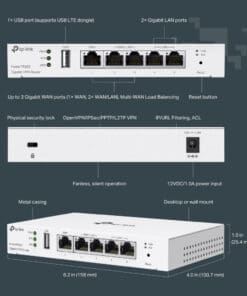 TP-Link Festa FR205 Gigabit VPN Gateway TP-Link Festa FR205 Gigabit VPN Gateway – Bild 8