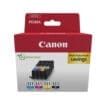 Canon Tintenpatronen Multipack CLI-551 (4 Farben) Dieses Multipack enthält jeweils einen Tintentank der Farben Cyan, Magenta, Gelb und Schwarz. Mit diesen vier jeweils 7 ml fassenden Tintentanks sparst du Zeit und Geld. Das ChromaLife100+ System liefert in Kombination mit Canon Fotopapier herausragende Ergebnisse mit hoher Farbstabilität.<br><br>- Original Canon Tinte produziert durchschnittlich 35 % mehr hochwertige Drucke als nachgemachte Patronen***<br>- Original Canon Tinte ist zu 100% zuverlässig, damit du ohne Probleme drucken kannst***<br>- Original Canon Tinte liefert bei 100% der Drucke immer eine durchgängig hohe Qualität***<br>- Jede zurück gegebene Toner-Cartridge und jeder Tintenbehälter wird wiederverwendet oder recycelt. Das ist kostenlos, einfach und umweltfreundlich.<br><br>Original Verbrauchsmaterialien<br>Original Canon Verbrauchsmaterialien sind einfach besser – sie sorgen dafür, dass dein Canon Drucker immer beste Ergebnisse liefert und bieten dabei ein gutes Preis-Leistungsverhältnis. <br><br>Erlebe eindrucksvolle und langlebige Drucke mit original Canon Tinten – Tinten, denen du vertrauen kannst, dass sie in perfekter Harmonie mit deinem Drucker arbeiten.