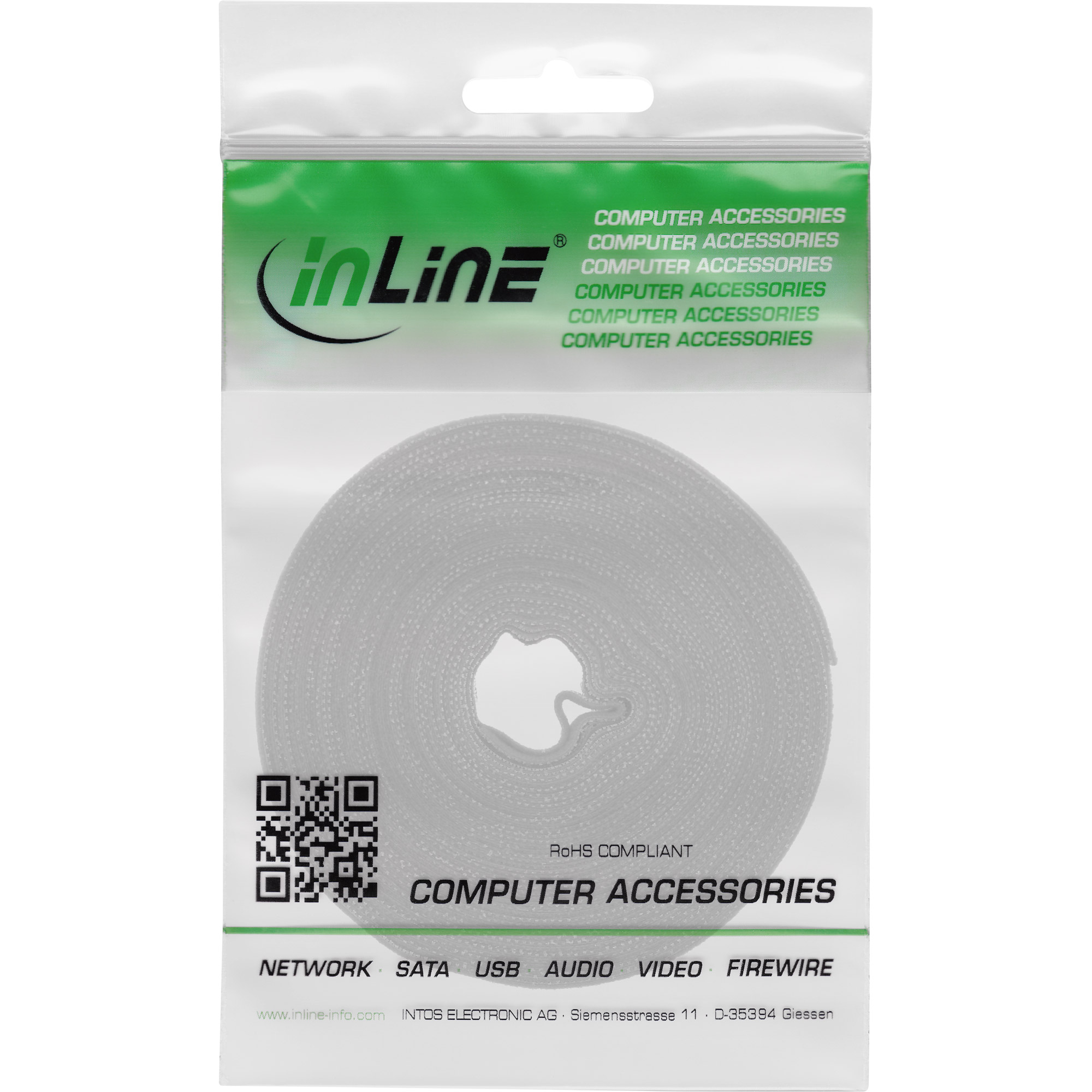 InLine® Kabelbinder, Klettverschlussband 16mm, weiß, 10m, weiß InLine® Kabelbinder, Klettverschlussband 16mm, weiß, 10m, weiß – Bild 3