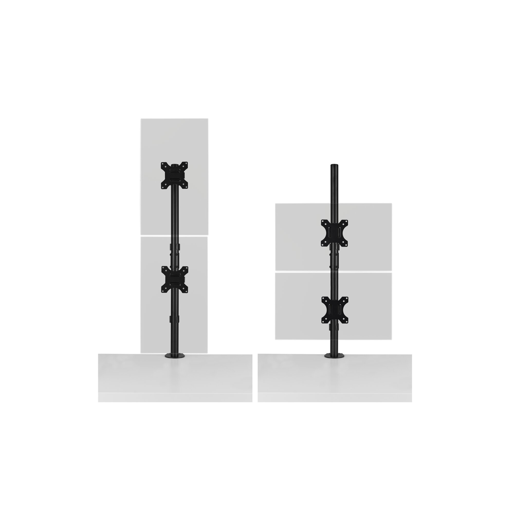 Kensington Vertikaler Dual Monitorarm Kensington Vertikaler Dual Monitorarm – Bild 7