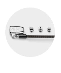 Kensington K68108EUM Kabelschloss Schwarz, Silber 1,8 m Kensington K68108EUM Kabelschloss Schwarz, Silber 1,8 m – Bild 7