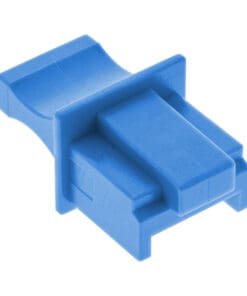Alternative view of InLine® Staubschutz, für RJ45 Buchse, Farbe: blau, 100er Pack, blau