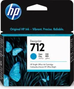 HP 712 Cyan DesignJet Druckerpatrone, 29 ml