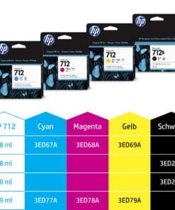 HP Tinte Nr. 712 Gelb 3er Pack (3 x 29ml) – Bild 6