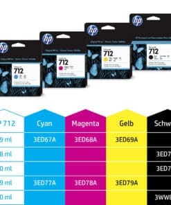 HP Tintenpatrone Nr. 712 Schwarz (38ml) – Bild 5