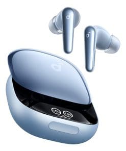 Anker Liberty 4 Pro Kopfhörer True Wireless Stereo (TWS) im Ohr Anrufe/Musik/Sport/Alltag USB Typ-C Bluetooth Hellblau