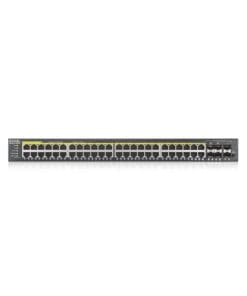 Alternative view of ZyXEL GS2220-50HP 44-Port + 4x SFP Gigabit L2 mgd PoE+ Switch