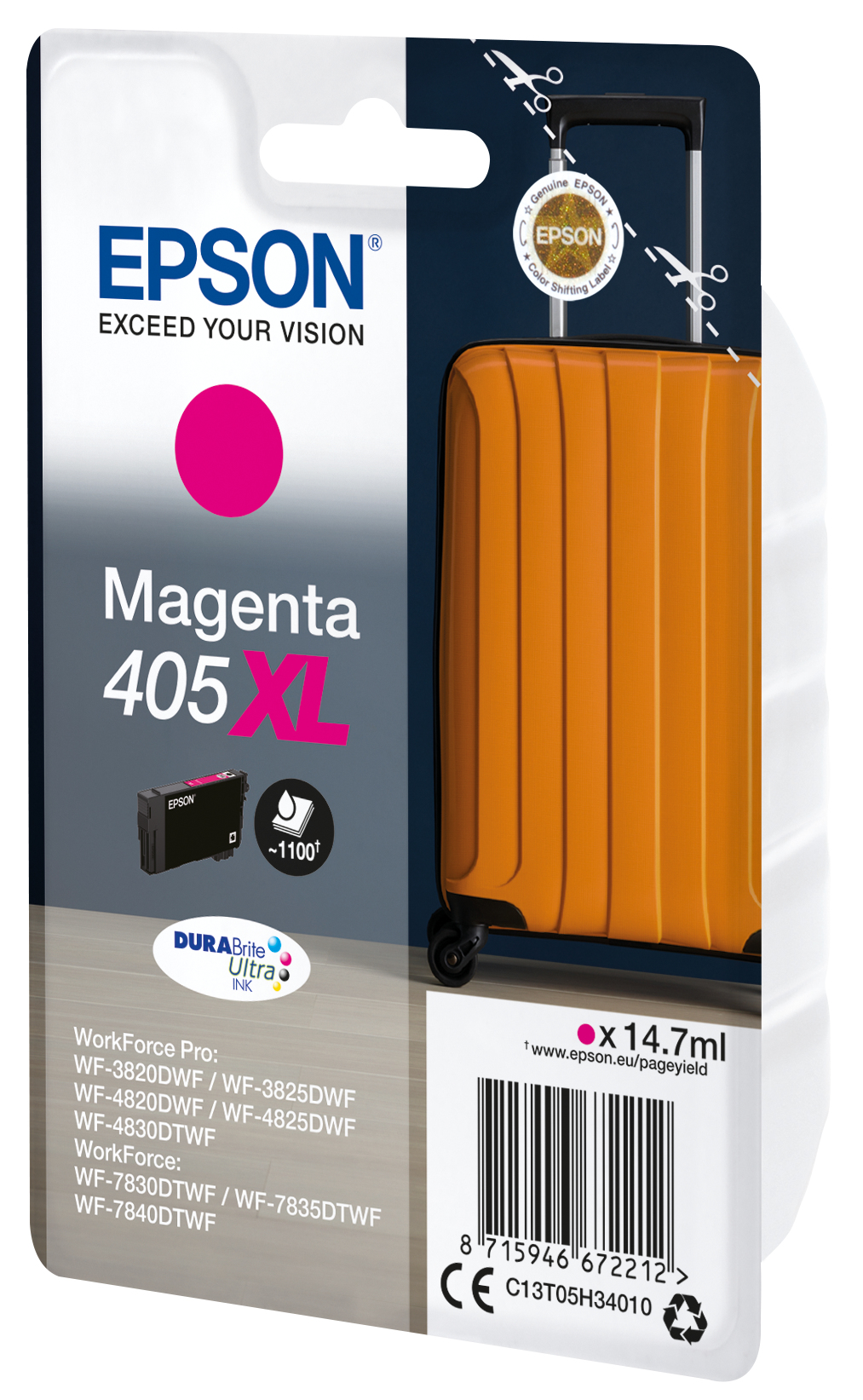 Epson Tintenpatrone 405XL Magenta (14,7ml) Epson Tintenpatrone 405XL Magenta (14,7ml) – Bild 2