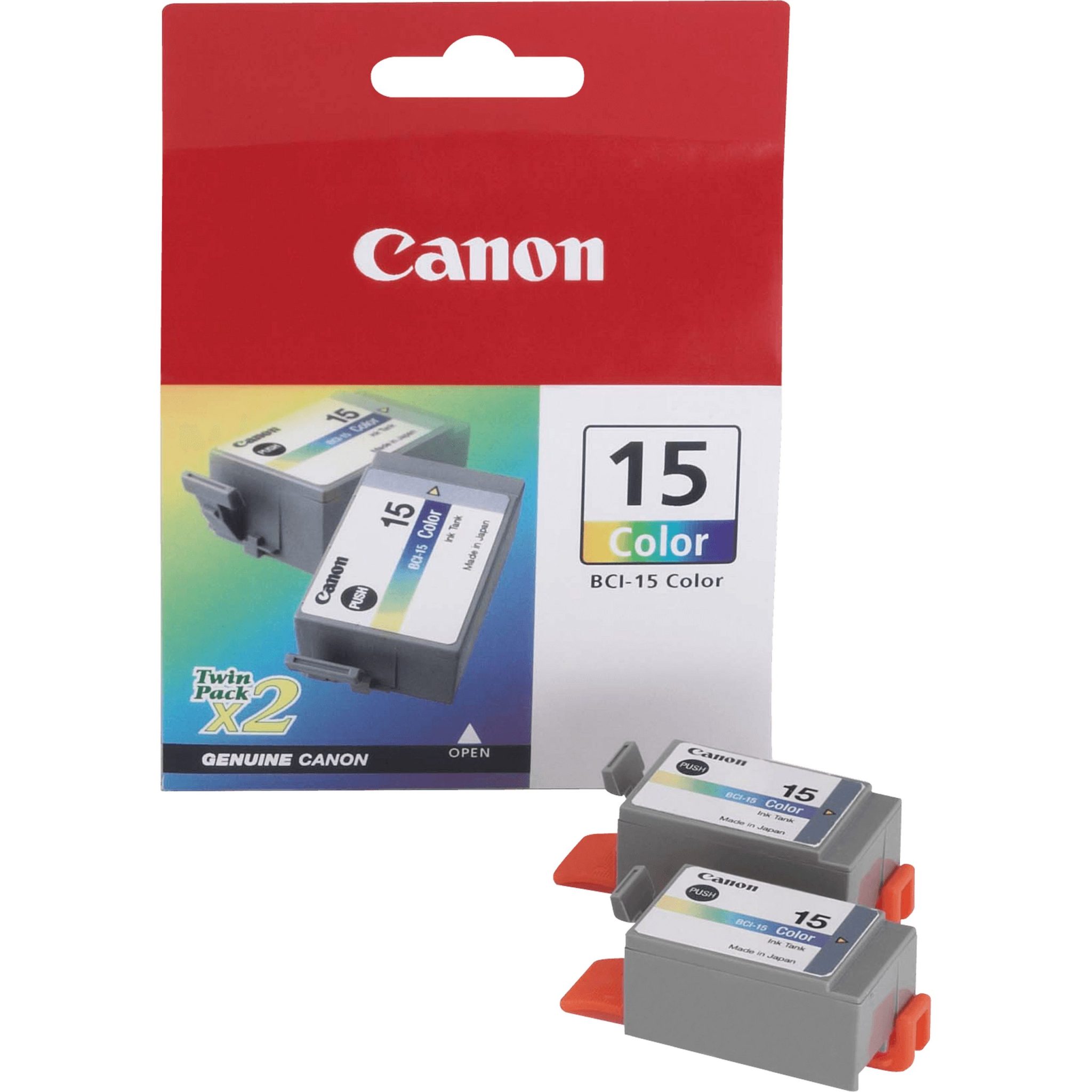 Canon Tintenpatrone BCI-15C 100sh Canon BCI-6M - Magenta - Original - Tintenbehälter - für i96X, 990, 99XX, PIXMA IP3000, IP4000, iP5000, iP6000, iP8500, MP750, MP760, MP780, S830