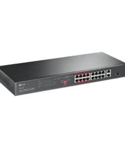 Alternative view of TP-Link TL-SL1218P 16-Port 10/100 Mbps PoE+ Switch