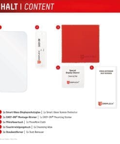 DISPLEX Panzerfolie 9H für Xiaomi 17 Pro Max DISPLEX Panzerfolie 9H für Xiaomi 17 Pro Max – Bild 6