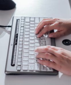 BakkerElkhuizen S-board 840 Tastatur Büro USB QWERTZ Schweiz Hellgrau, Weiß – Bild 5