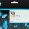 HP 738 130-ml Gelb DesignJet Tintenpatrone