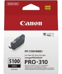 Canon PFI-5100 MBK Druckerpatrone 1 Stück(e) Original Mattschwarz