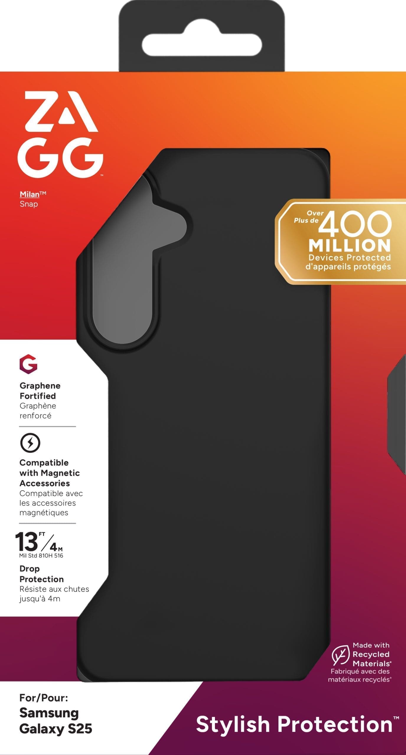 ZAGG Milan Snap Handy-Schutzhülle 15,8 cm (6.2") Cover Schwarz ZAGG Milan Snap Handy-Schutzhülle 15,8 cm (6.2") Cover Schwarz – Bild 4