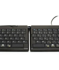 BakkerElkhuizen Goldtouch Travel Go2 Wired Tastatur Büro USB QWERTZ Deutsch Schwarz – Bild 3