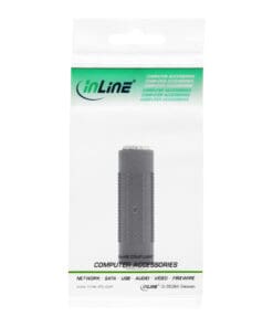 Alternative view of InLine® Audio Adapter, 3,5mm Klinke Buchse / Buchse, Stereo, schwarz
