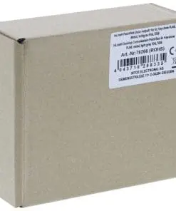 Alternative view of InLine® Patchfeld-Dose Aufputz für 6x Keystone RJ45, Metall, schwarz RAL9005