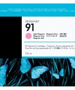 HP 91 Magenta hell Druckerpatrone, pigmentbasiert, 775 ml