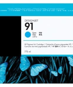 HP 91 Cyan Druckerpatrone, pigmentbasiert, 775 ml