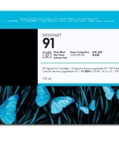 HP 91 Fotoschwarz Druckerpatrone, pigmentbasiert, 775 ml