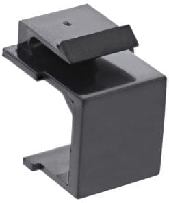Alternative view of InLine® Keystone SNAP-In Blindabdeckung für Modul Steckplatz, schwarz, 10er Pack