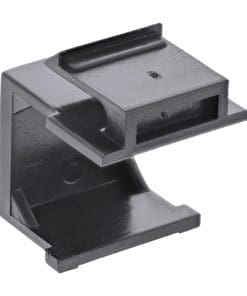 InLine® Keystone SNAP-In Blindabdeckung für Modul Steckplatz, schwarz, 10er Pack