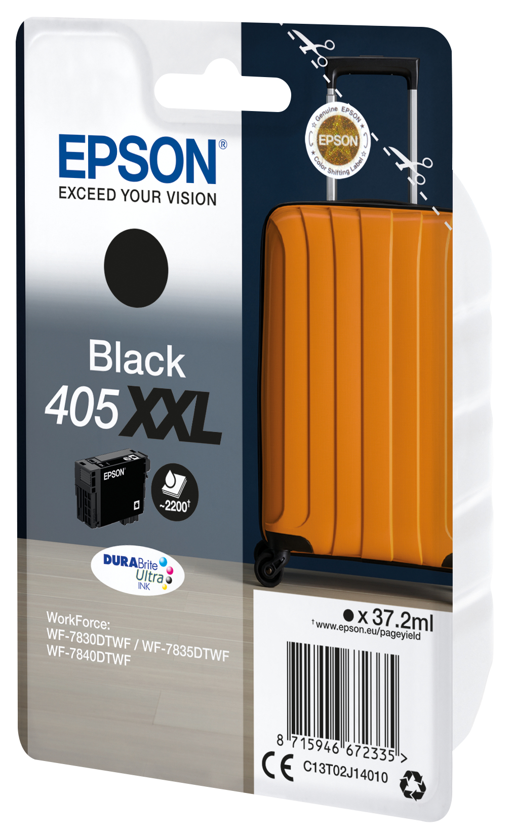 Epson Tintenpatrone 405XXL Schwarz (37,2ml) Epson Tintenpatrone 405XXL Schwarz (37,2ml) – Bild 2