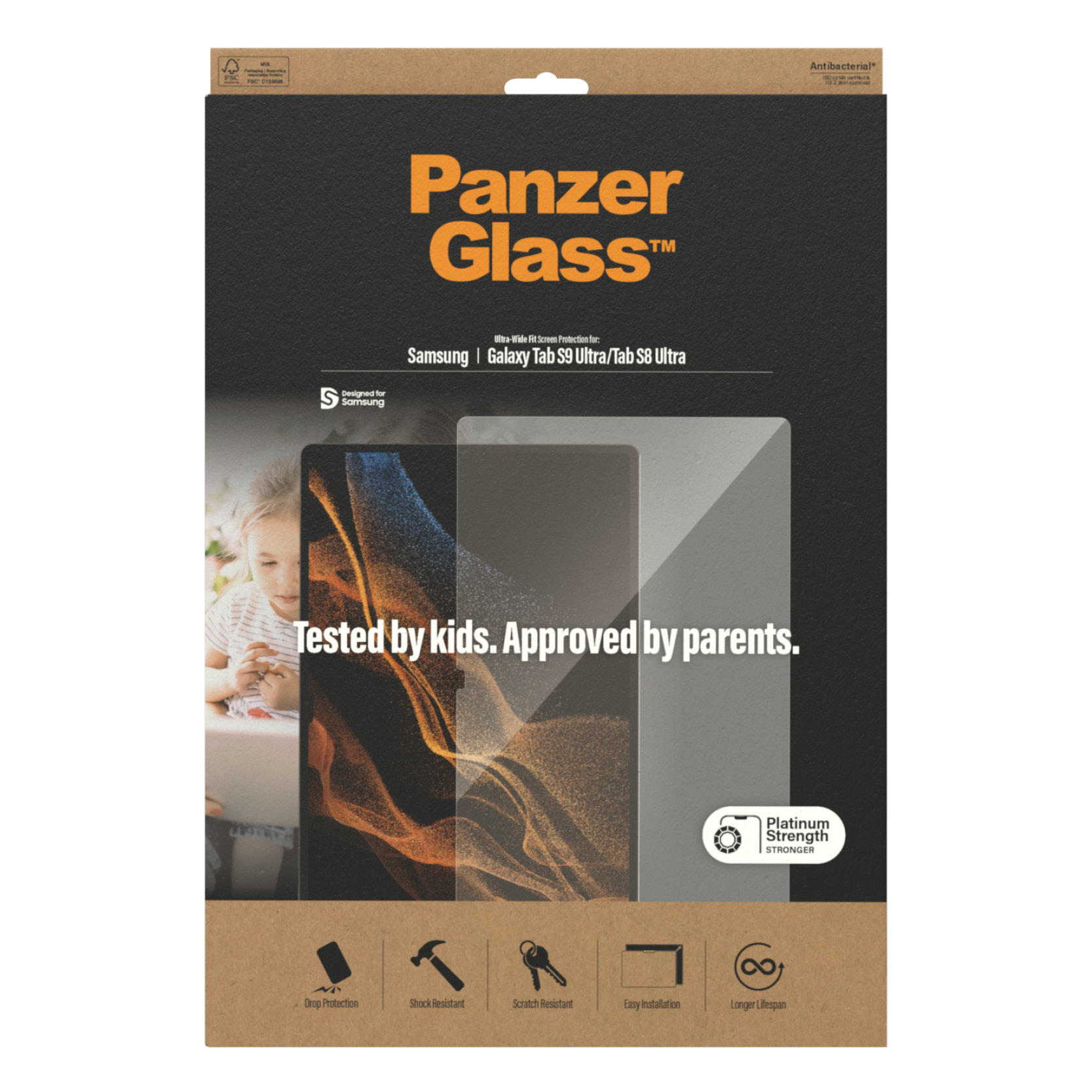 PanzerGlass Samsung Galaxy Tab S8 Ultra-Screen Protector Glass PanzerGlass Samsung Galaxy Tab S8 Ultra-Screen Protector Glass – Bild 3