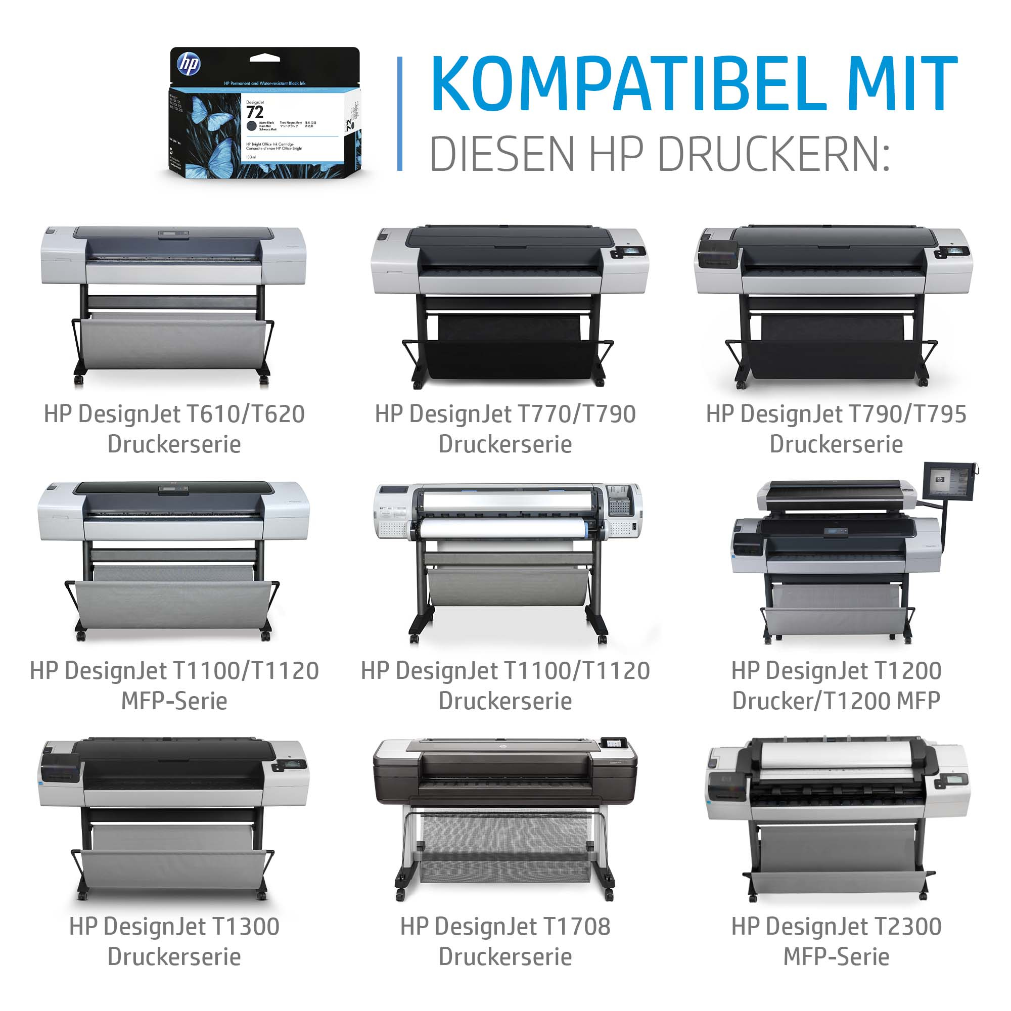 HP 72 Gelb DesignJet Druckerpatrone, 130 ml HP 72 Gelb DesignJet Druckerpatrone, 130 ml – Bild 2