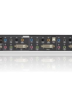 Alternative view of ATEN CS1782A CubiQ KVMP-Switch 2-fach, DVI, USB 2.0, Audio 7.1