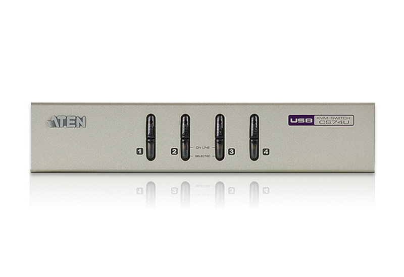 ATEN CS74U KVM-Switch 4-fach, USB, mit Audio ATEN CS74U KVM-Switch 4-fach, USB, mit Audio – Bild 3