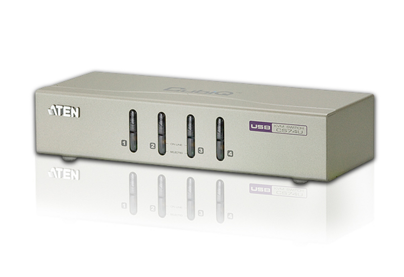 ATEN CS74U KVM-Switch 4-fach, USB, mit Audio ATEN CS74U KVM-Switch 4-fach, USB, mit Audio