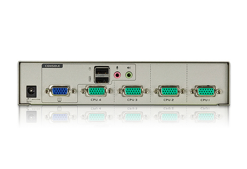 ATEN CS74U KVM-Switch 4-fach, USB, mit Audio ATEN CS74U KVM-Switch 4-fach, USB, mit Audio – Bild 2