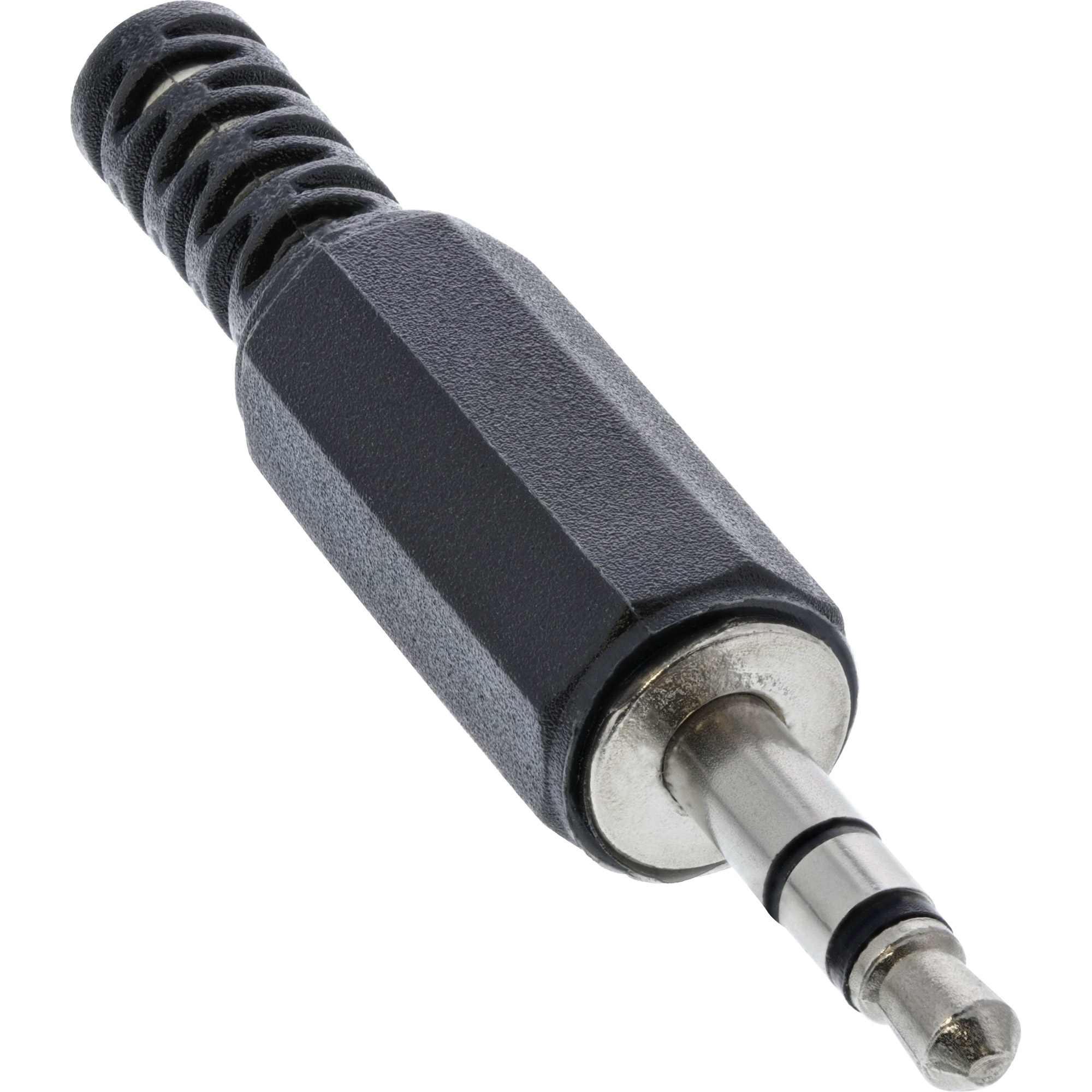 InLine® Klinkenstecker 3,5mm Stereo Lötversion, schwarz InLine® Klinkenstecker 3,5mm Stereo Lötversion, schwarz – Bild 2