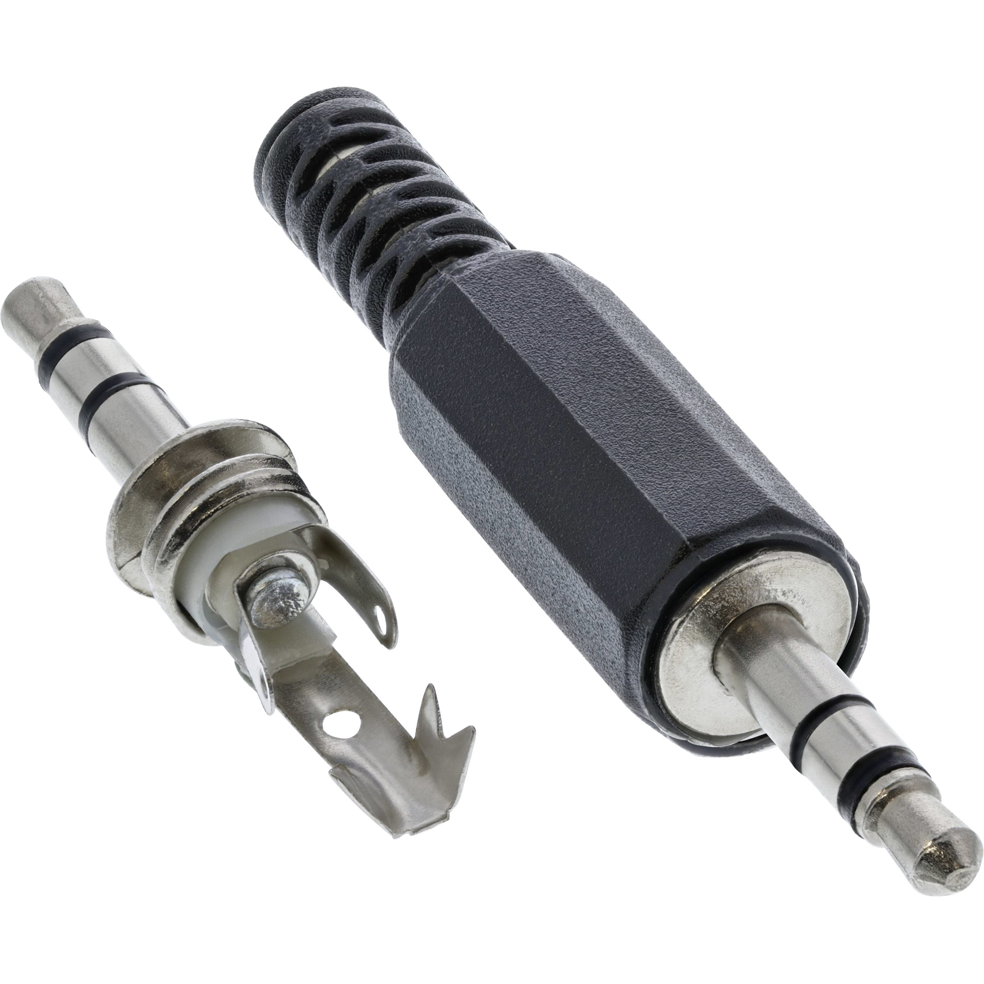InLine® Klinkenstecker 3,5mm Stereo Lötversion, schwarz InLine® Klinkenstecker 3,5mm Stereo Lötversion, schwarz